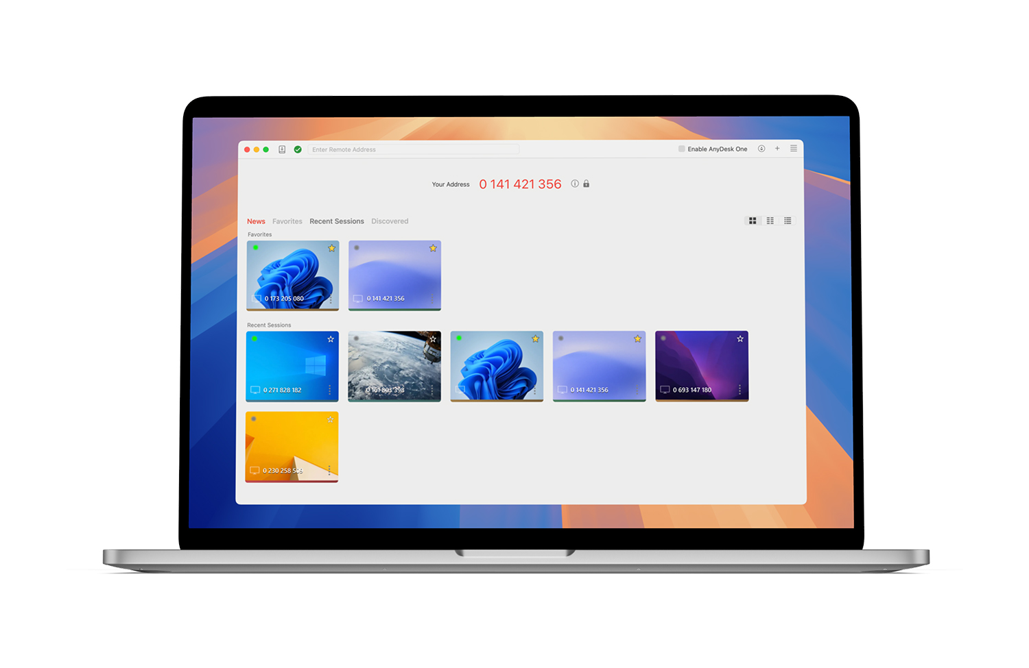 AnyDesk cross-platform remote desktop connection